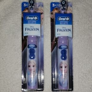 Disney Frozen Kids Electric TWO Toothbrush - Purple Oral-B